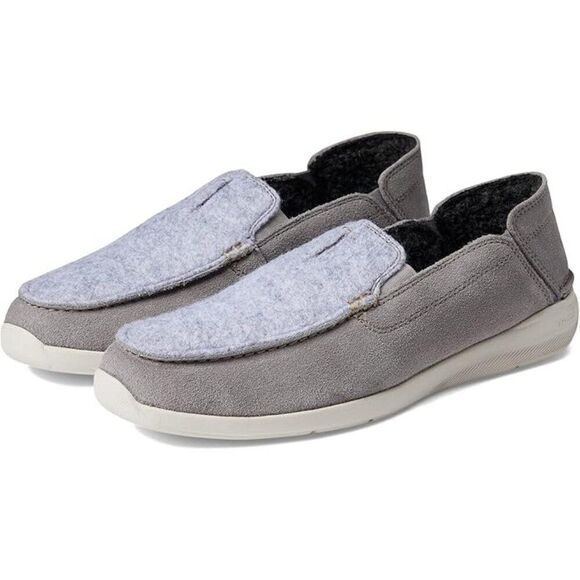 Clarks Mens Size 10 Gorwin Step Sneakers in Grey Suede NWOT - Picture 1 of 12